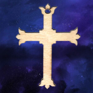 Ξύλινος σταυρός από σημύδα – κρεμαστός λαιμού